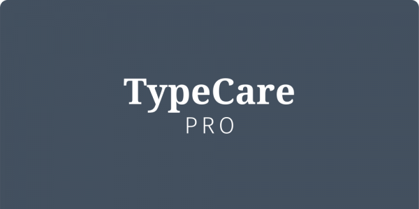 TypeCare Pro | Type Creative