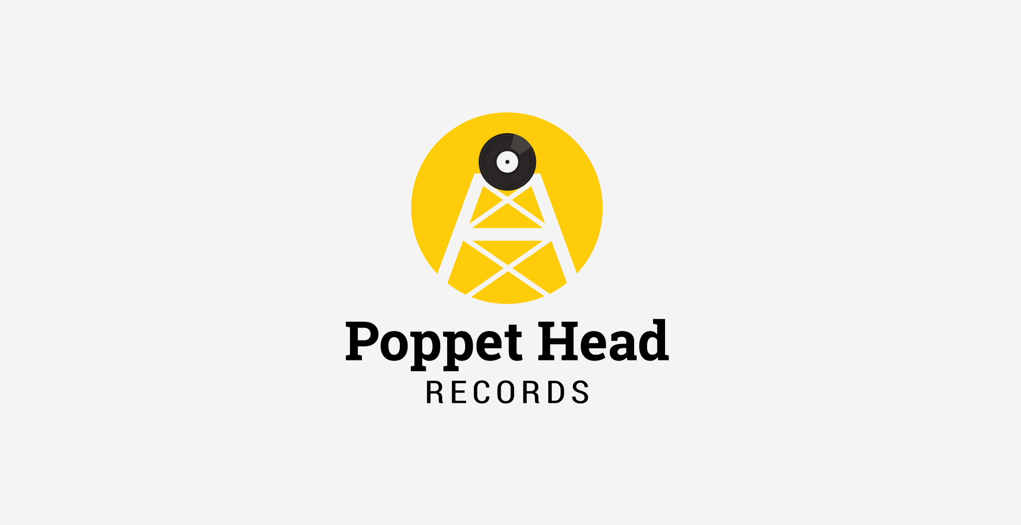 Logo Design Bendigo - Poppet Head Records indie music label website | Type Creative